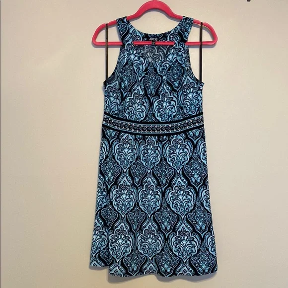 apt 9 green dress Apt. 9 Green Maxi Dress Beaded at the Waist Sz 6